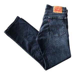 Levis 505 Jeans - Dark Blue - Red Tab - Size 33x32 - Straight Leg
